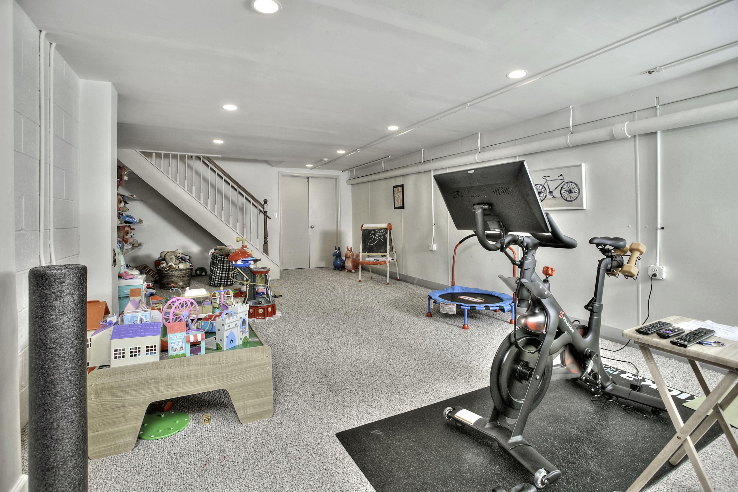 176 White Oak Shade Road New Canaan, CT 06840 - Photo 24 of 33 a view of a garage with a bike and car