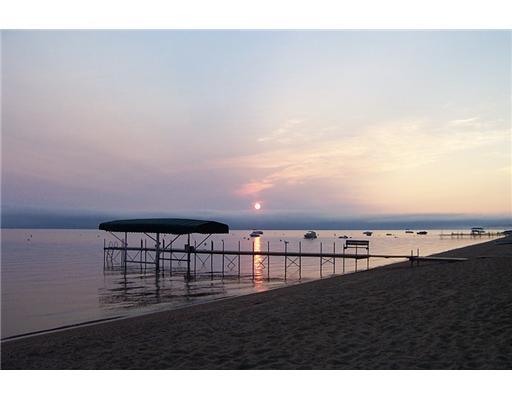 View. Sunrise Over Sebago Lake
