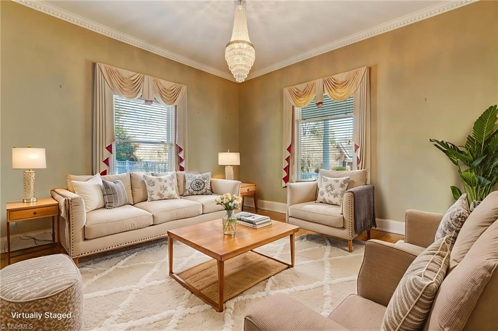 521 Patrick Street Eden, NC 27288 - Photo 7 of 50 Living room virtually staged