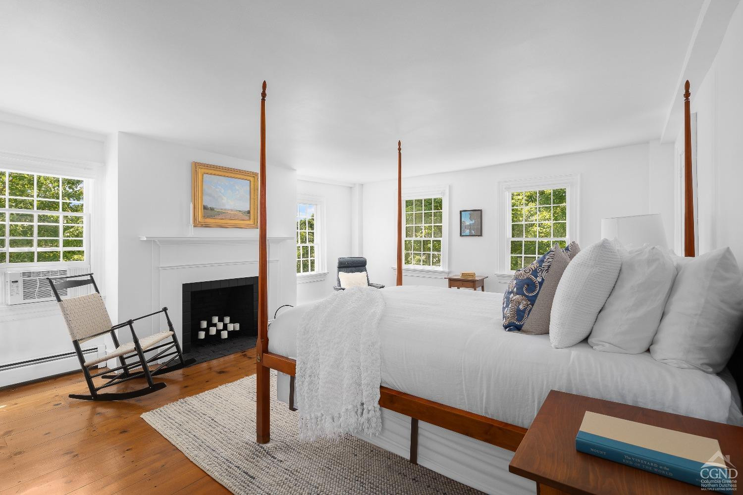 7 Thomas Road Chatham, NY 12184 - Photo 9 of 25 a bedroom with furniture and a fireplace