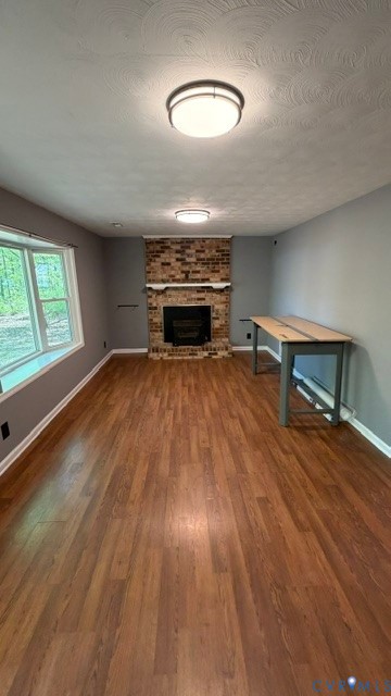 2597 Varney Road Henrico, VA 23231 - Photo 8 of 26 wooden floor fireplace and windows in an empty room