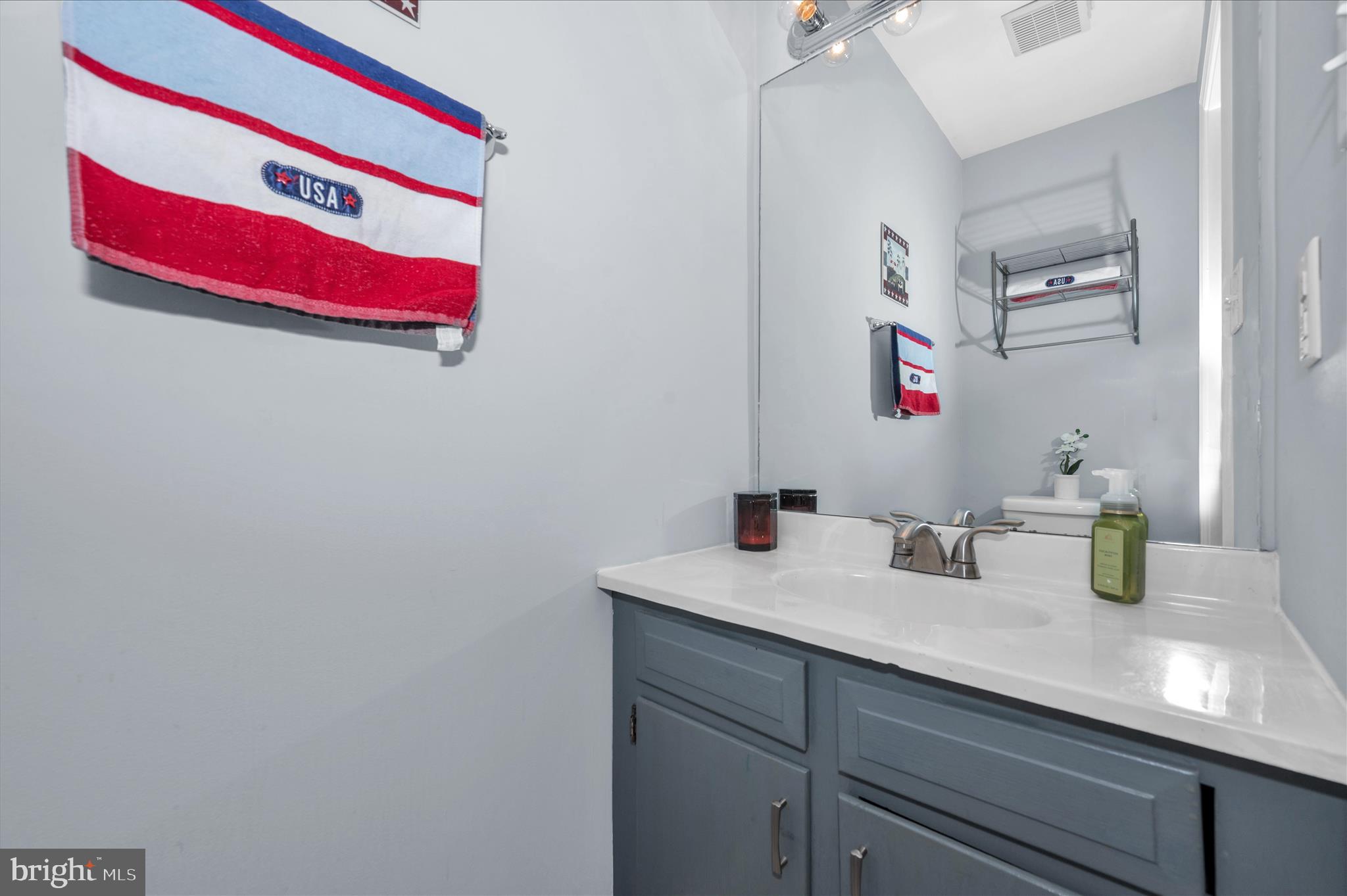 10120 Nightingale Street Gaithersburg, MD 20882 - Photo 20 of 56 a bathroom with a sink and a mirror