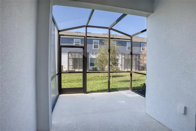 a view of outdoor space and balcony