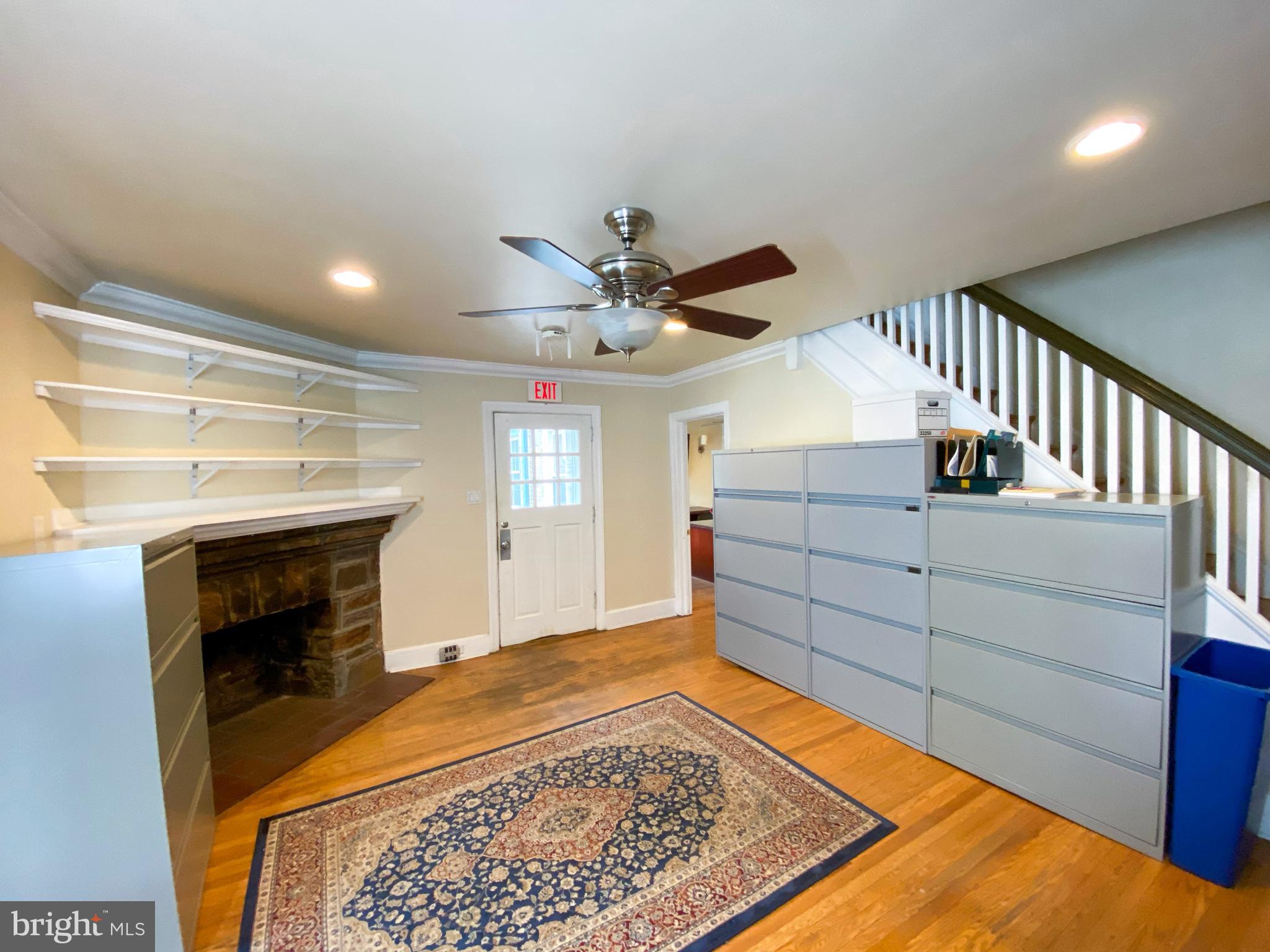 30 Rock Hill Road Bala Cynwyd, PA 19004 - Photo 2 of 12 Living room facing fireplace