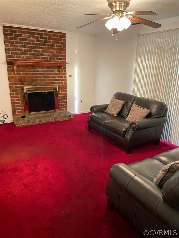 5405 Decker Road Richmond, VA 23225 - Photo 8 of 20 Brick fireplace