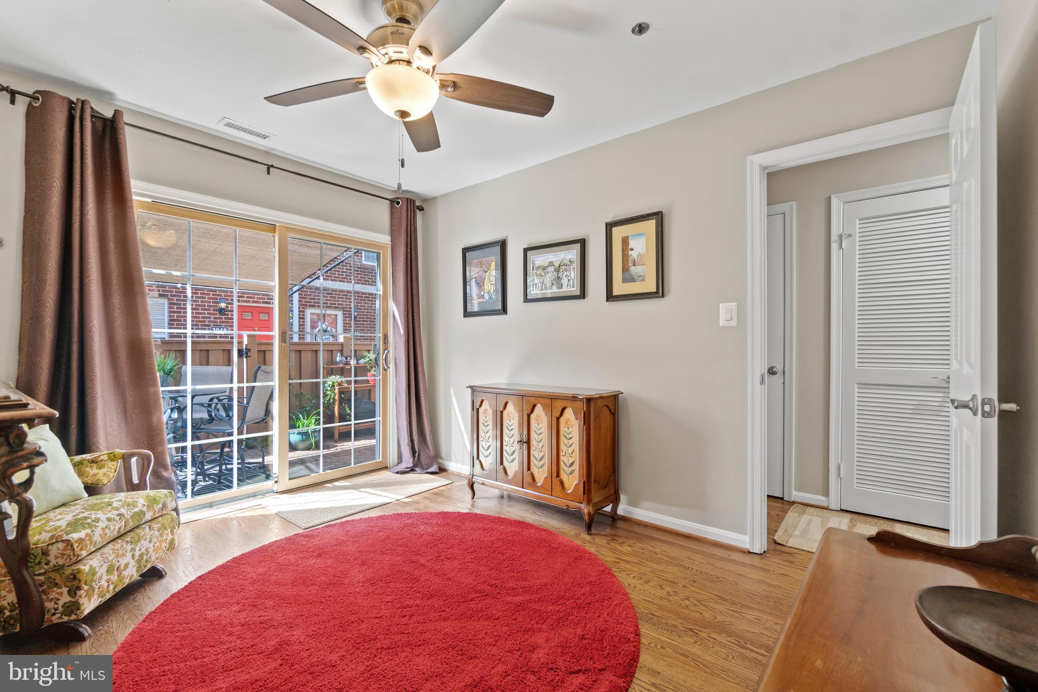 3032 South Glebe Road Arlington, VA 22206 - Photo 23 of 38 Walkout to patio from 3rd bedroom