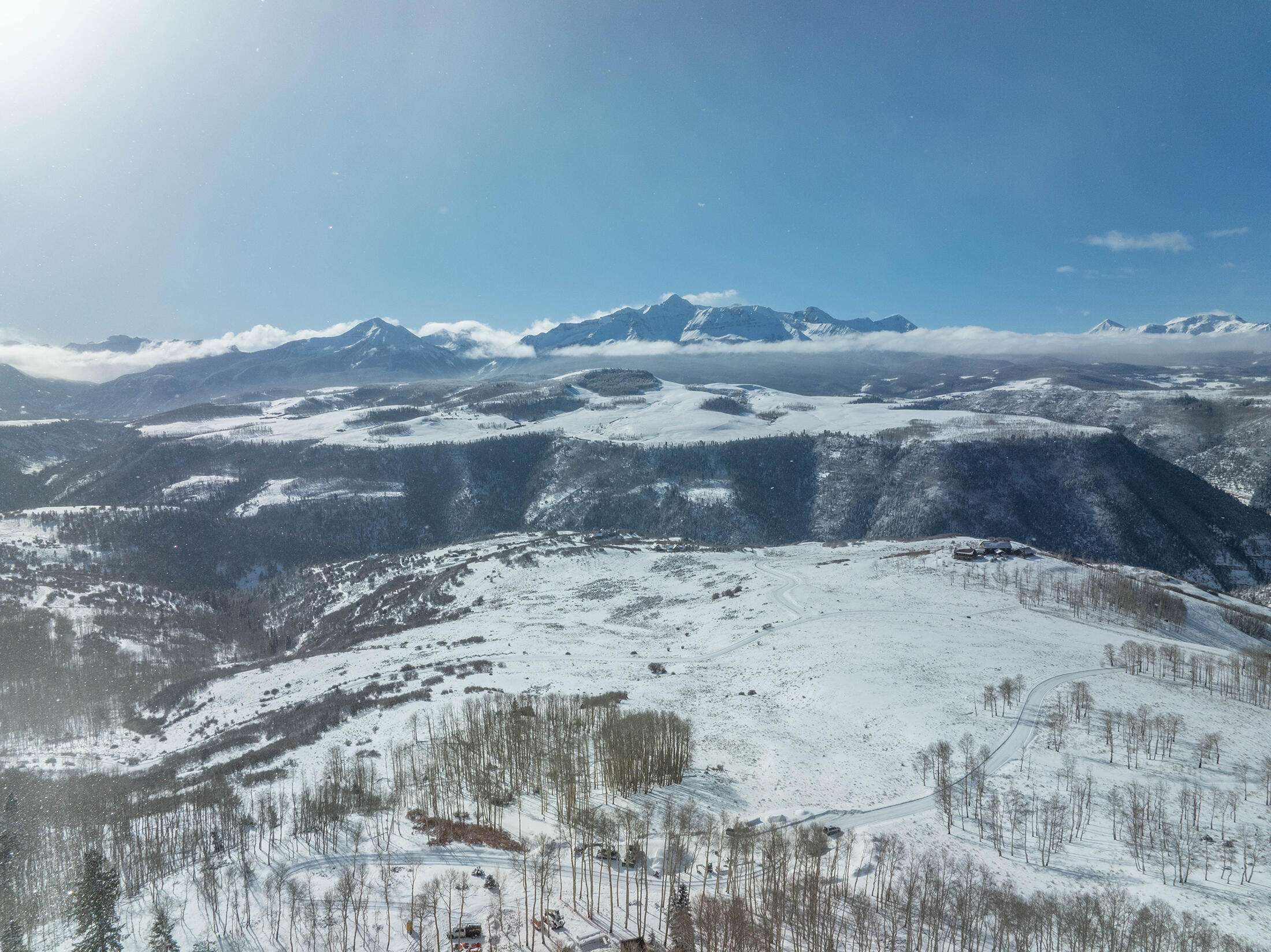 300 Whipple Way Telluride, CO 81435 - Photo 25 of 28 a view of a dry yard with wooden fence
