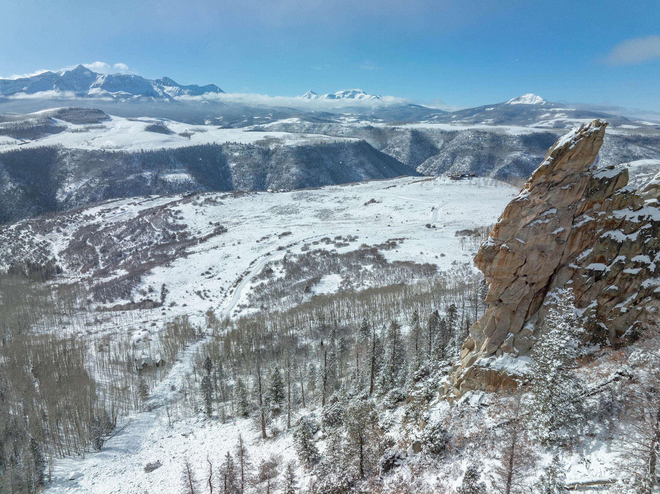 300 Whipple Way Telluride, CO 81435 - Photo 26 of 28 a view of ocean view with wooden stairs