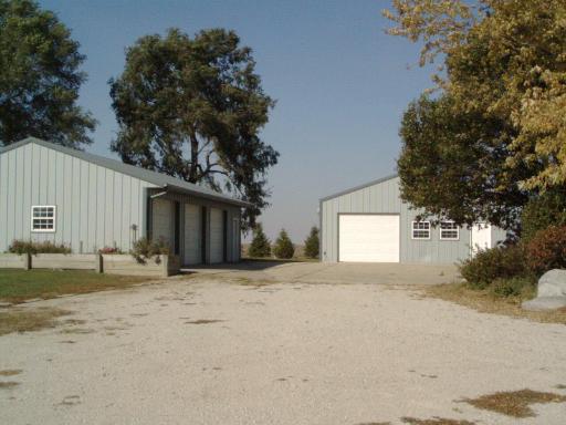 a backyard of a house