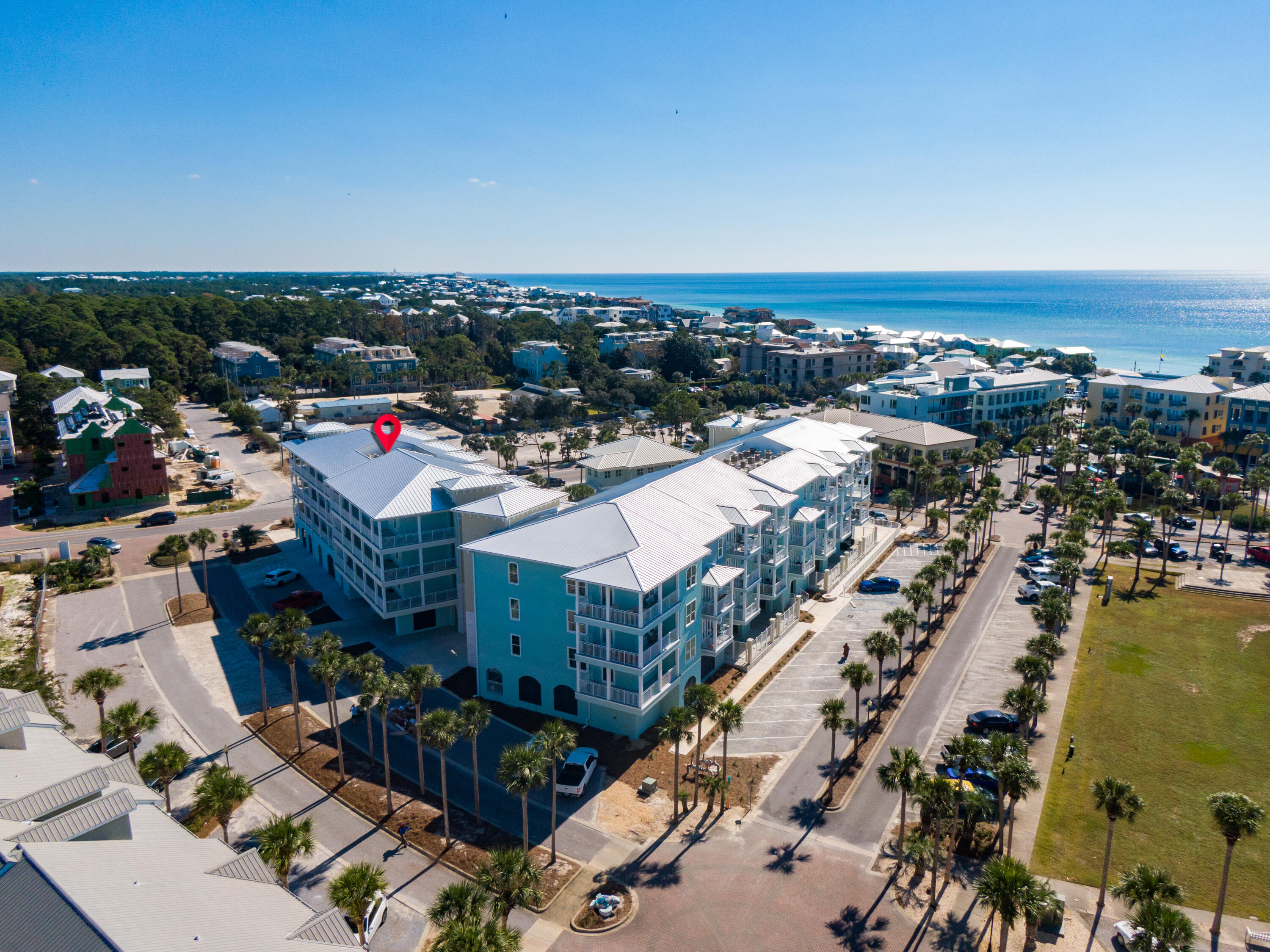 1740 South Co Highway 393, Unit 113 Santa Rosa Beach, FL 32459 - Photo 3 of 42 Gulfplace Condo 113 Aerial Marked-6