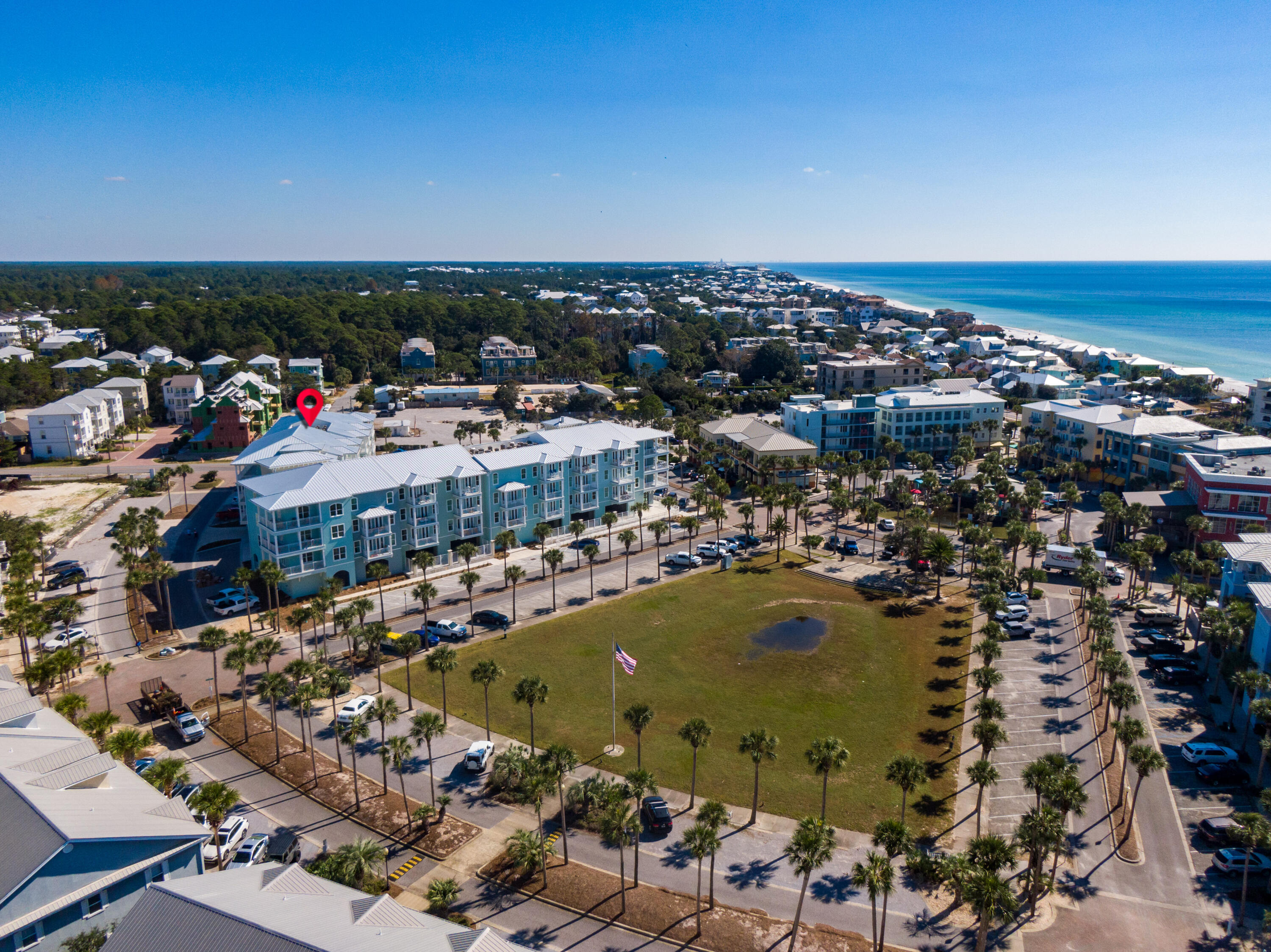 1740 South Co Highway 393, Unit 113 Santa Rosa Beach, FL 32459 - Photo 4 of 42 Gulfplace Condo 113 Aerial Marked-7