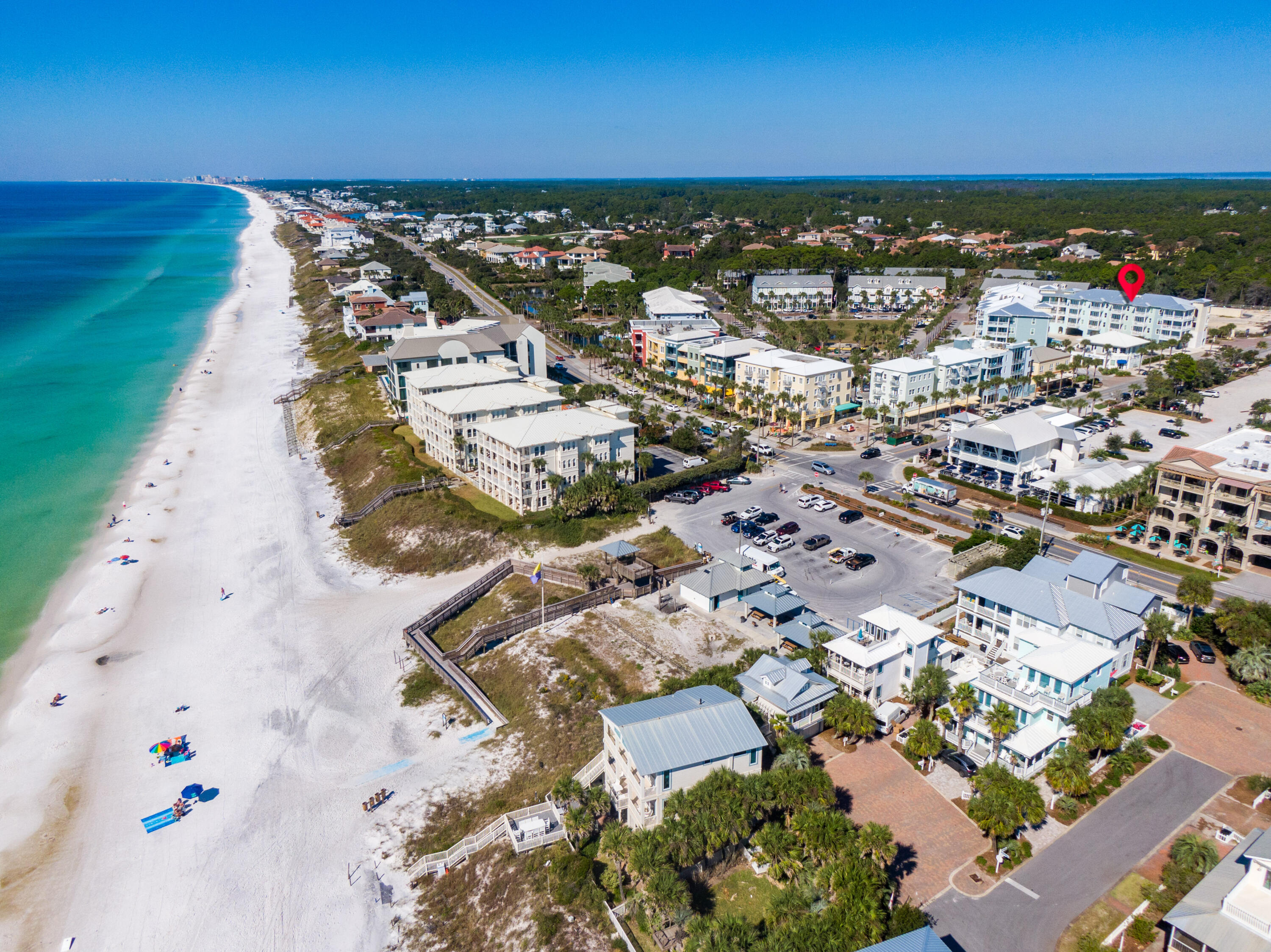 1740 South Co Highway 393, Unit 113 Santa Rosa Beach, FL 32459 - Photo 7 of 42 Gulfplace Condo 113 Aerial Marked-16
