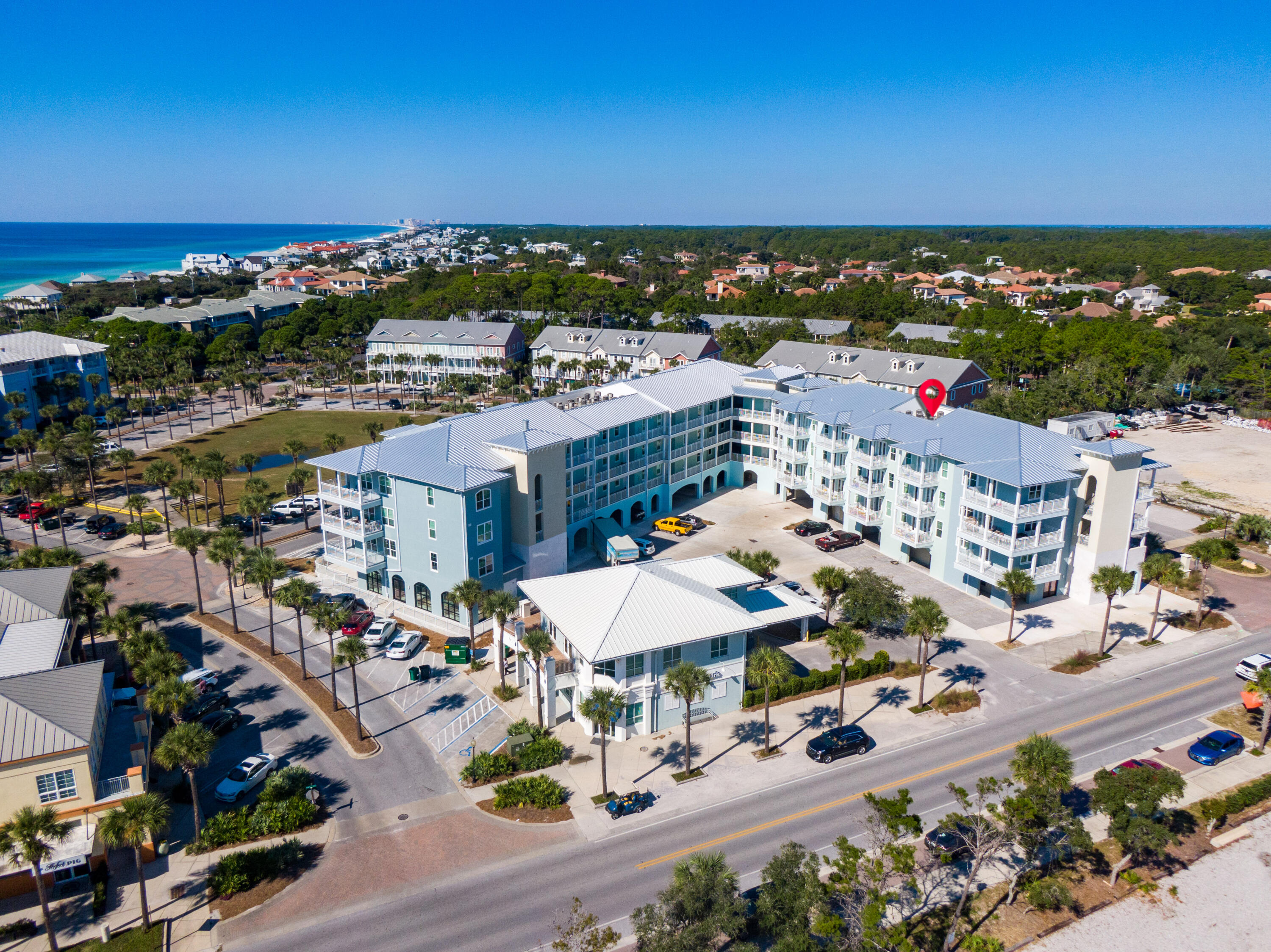 1740 South Co Highway 393, Unit 113 Santa Rosa Beach, FL 32459 - Photo 8 of 42 Gulfplace Condo 113 Aerial Marked-18