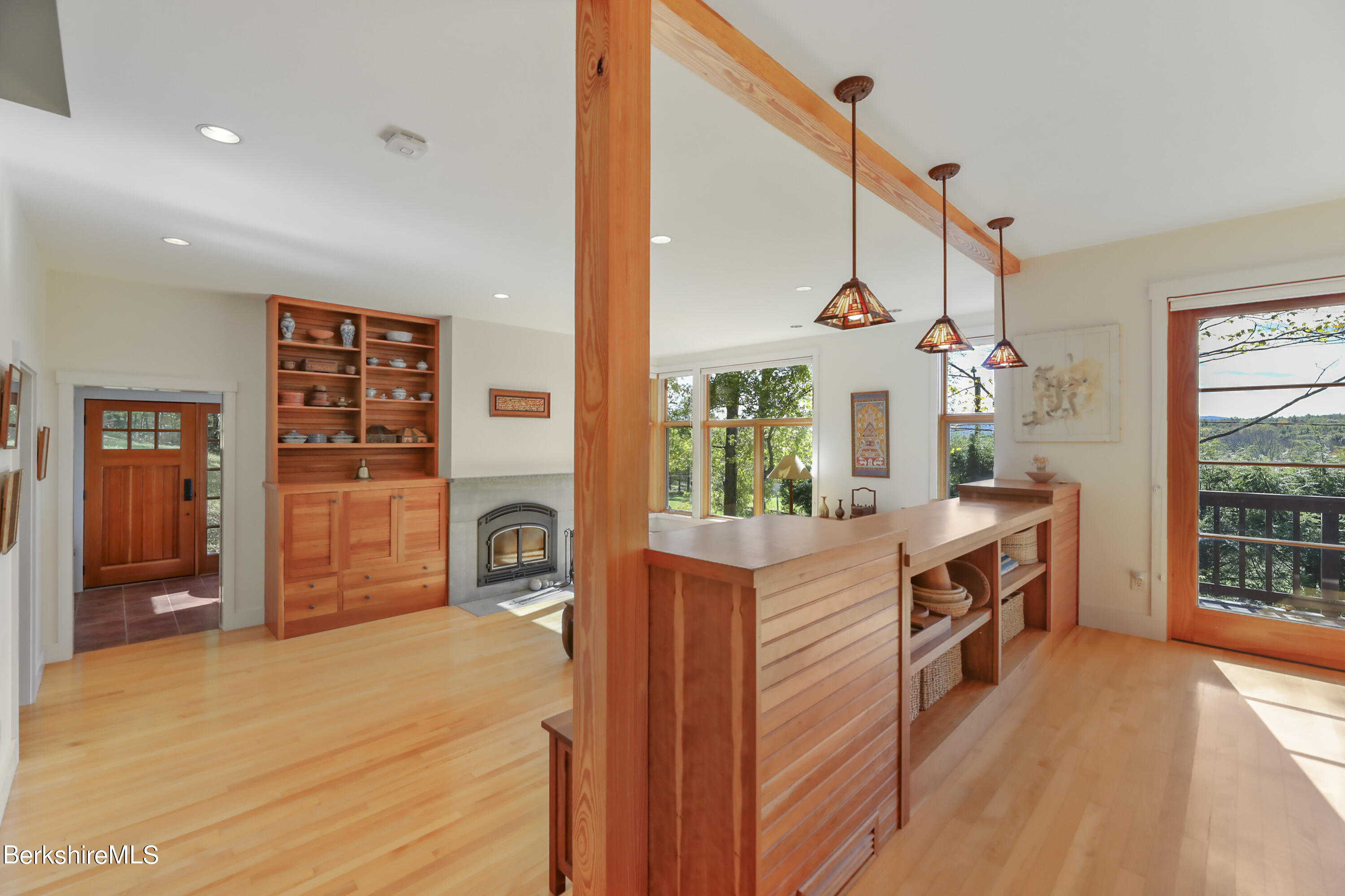 494 Dean Hill Road Richmond, MA 01254 - Photo 14 of 54 a view of living room kitchen