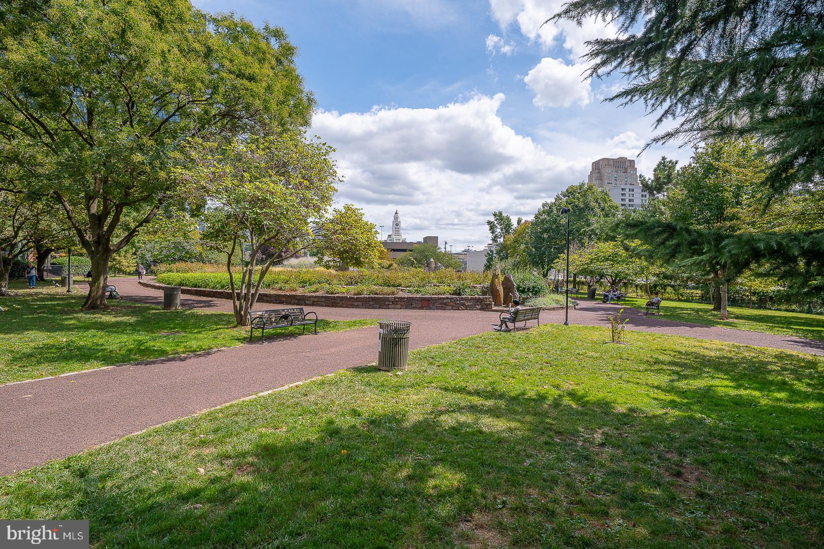 1900 Hamilton Street, Unit D19 Philadelphia, PA 19130 - Photo 39 of 41 a view of a park with large trees