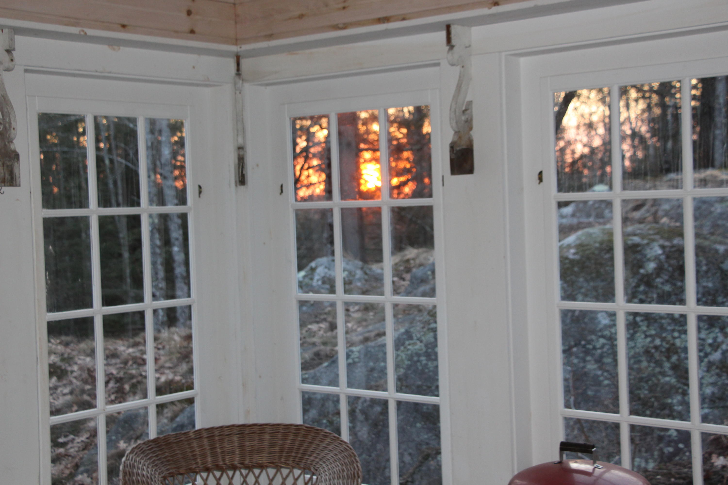 78 Old Stage Road Woolwich, ME 04579 - Photo 22 of 22 Sunset from Sunroom
