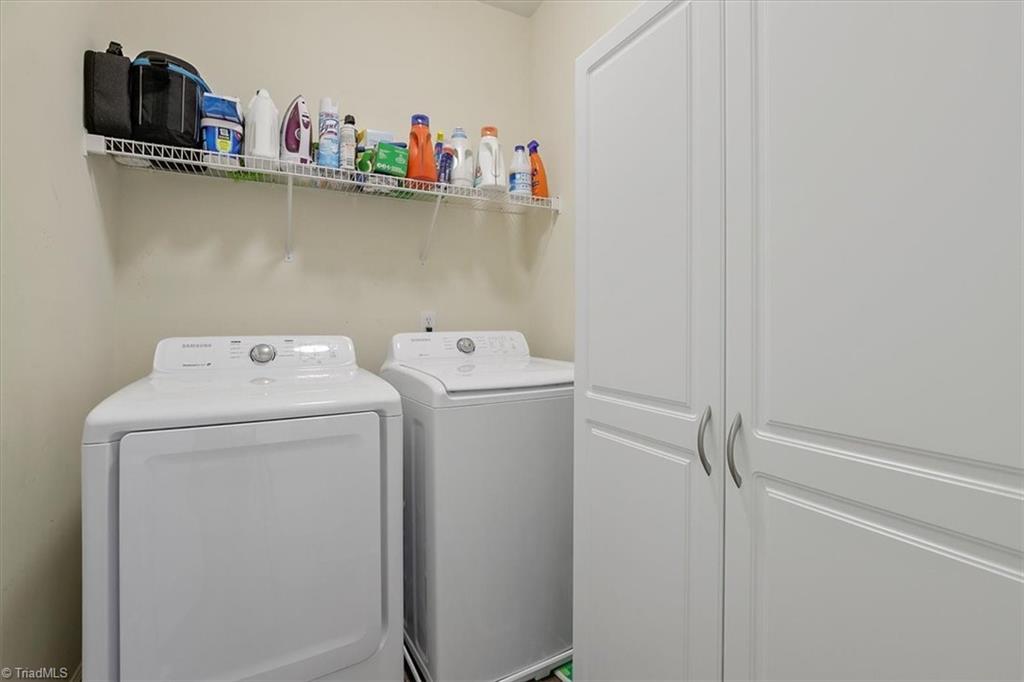 7521 Kristen Drive Oak Ridge, NC 27310 - Photo 26 of 34 Laundry room with newly built in pantry storage