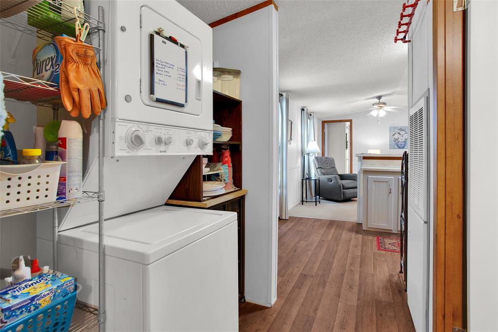 1793 Greer Road Sadler, TX 76264 - Photo 9 of 35 a view of living room and washer dryer
