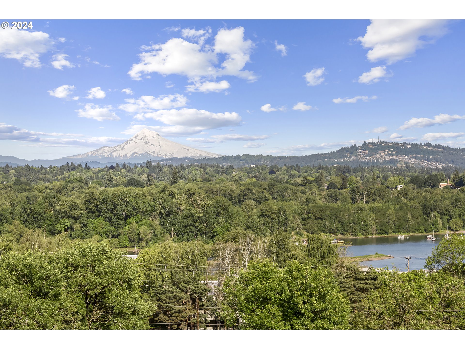 5427 Southwest View Point Terrace Portland, OR 97239 - Photo 39 of 40 a view of lake with mountain