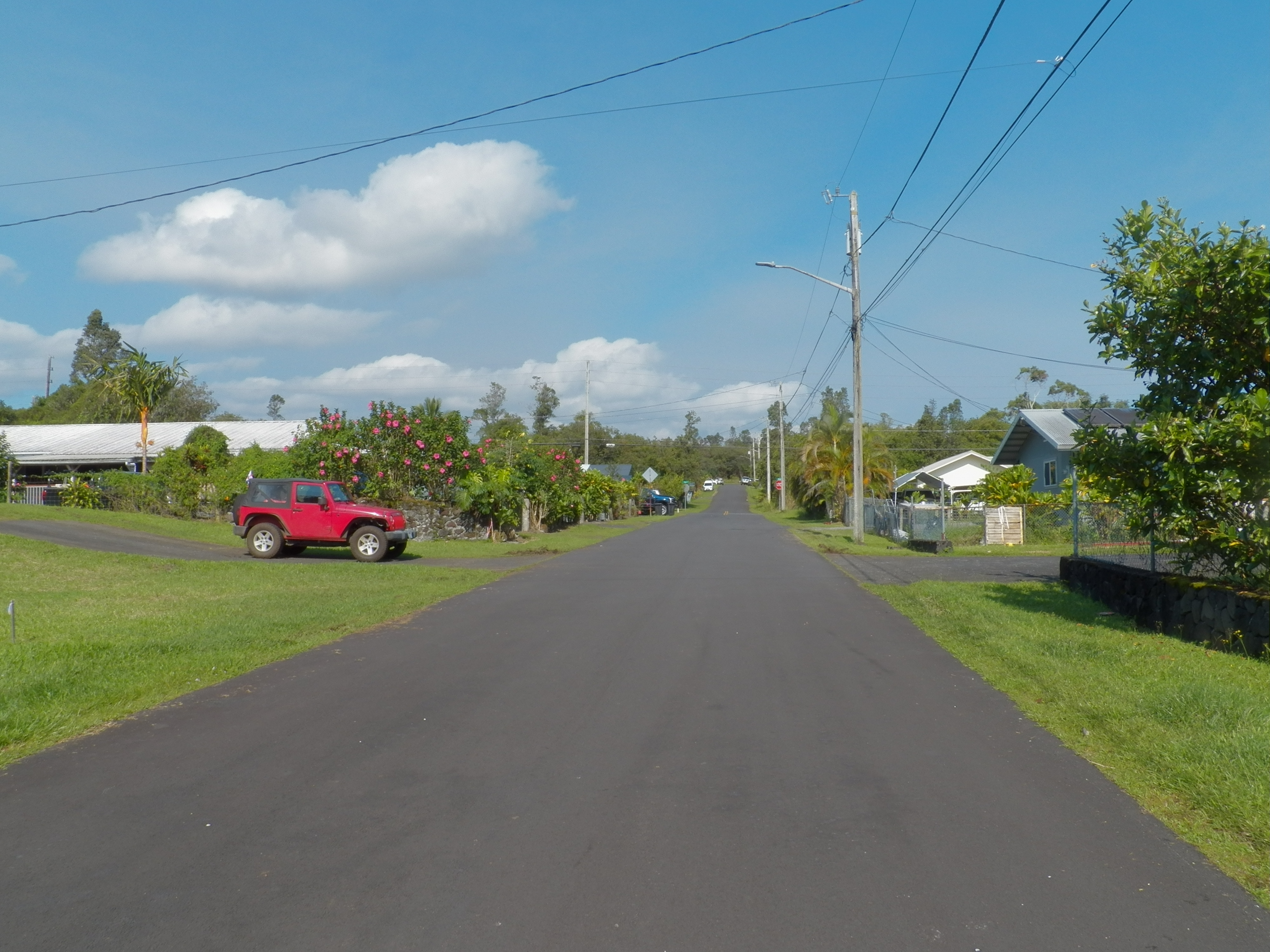 126 Kolika Road Mountain View, HI 96771 - Photo 6 of 6 a view of a street with houses
