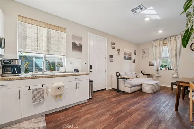 a view of a city from a terrace