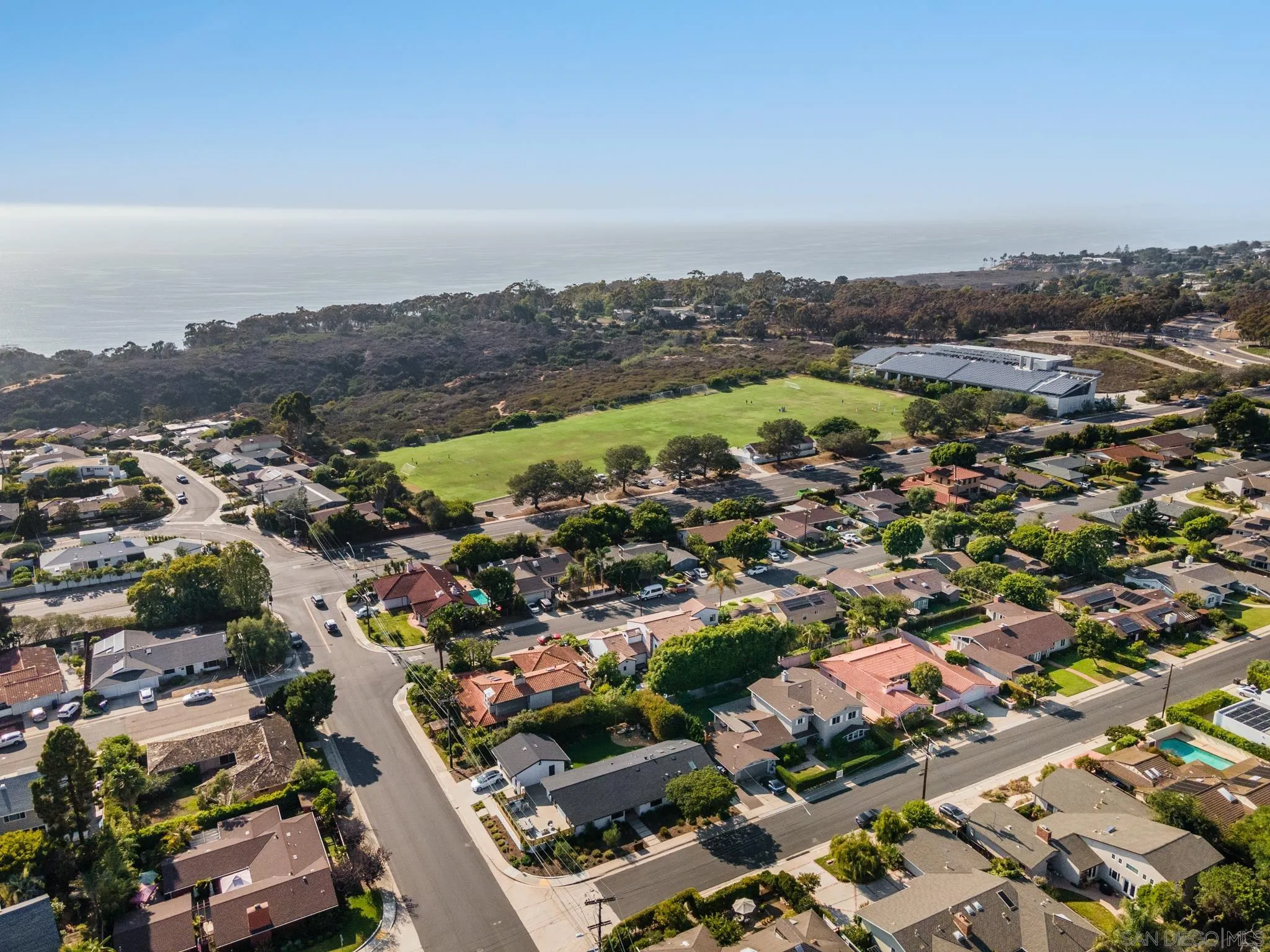 8804 Robinhood Lane La Jolla, CA 92037 - Photo 52 of 58 an aerial view of residential building and city