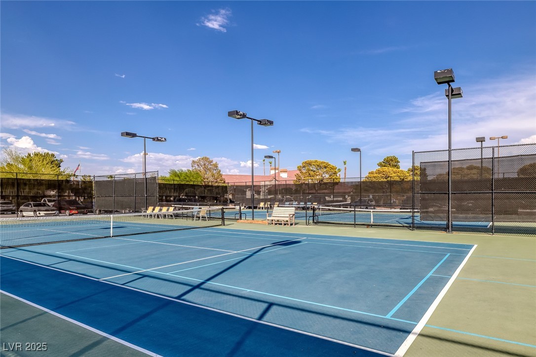5333 Rim View Lane Las Vegas, NV 89130 - Photo 53 of 55 View of tennis court with community basketball court