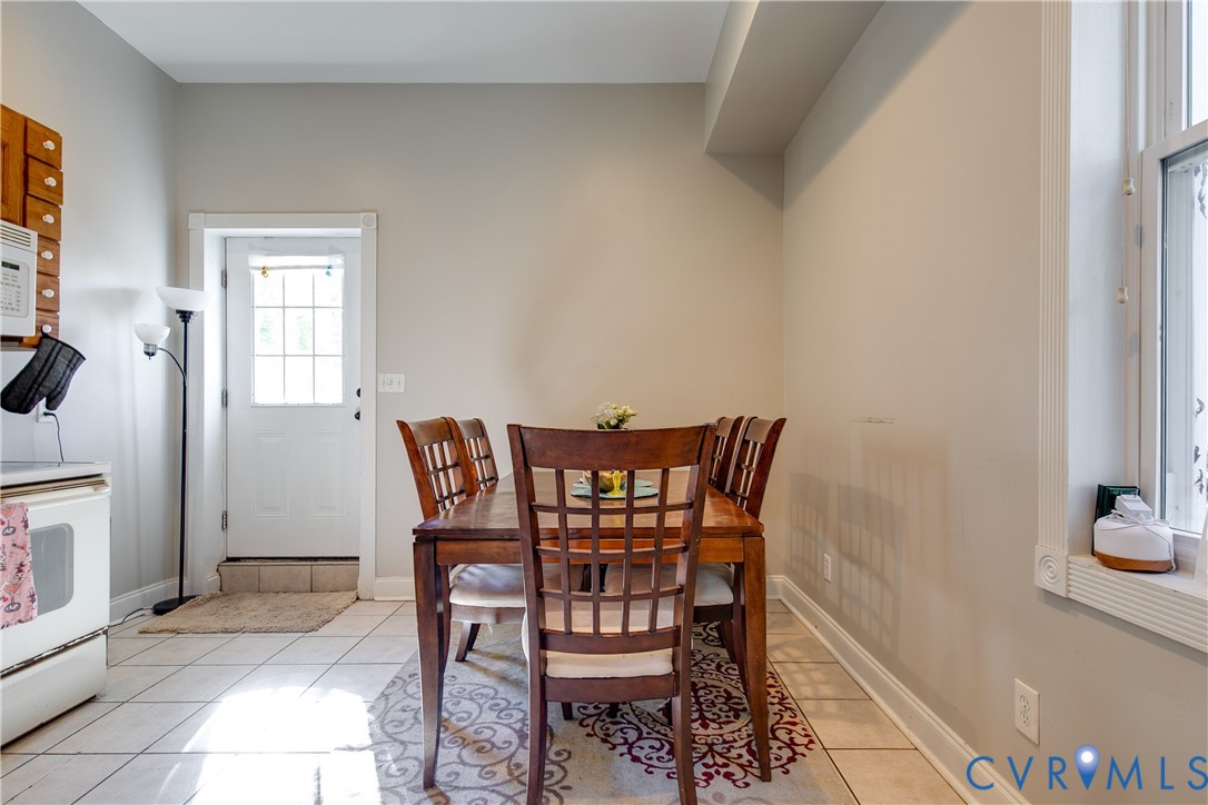 1237 West Cary Street Richmond, VA 23220 - Photo 11 of 23 a view of a dining room with furniture and window