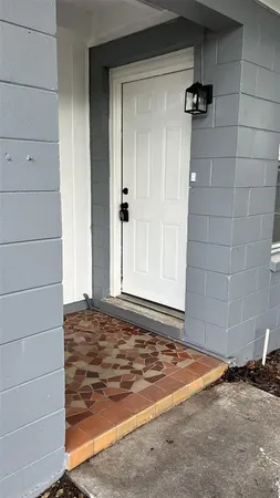 a view of a door