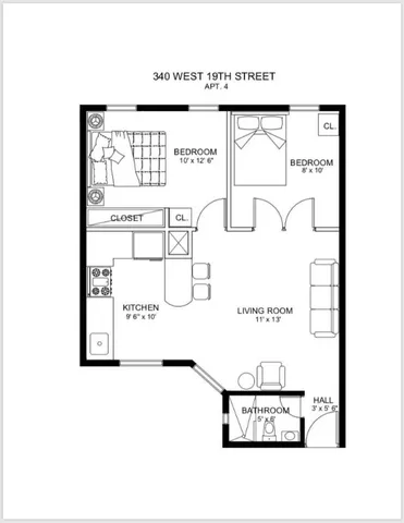 a picture of a wall with a white wall and a painting