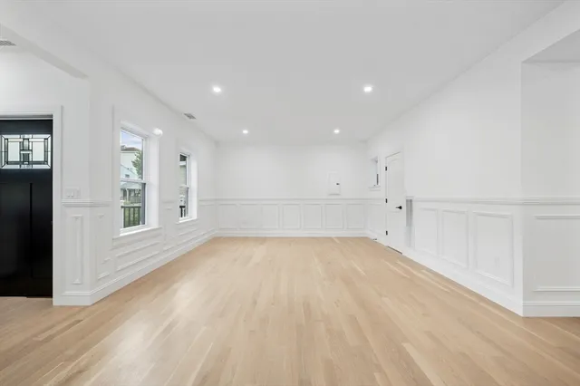 wooden floor in an empty room