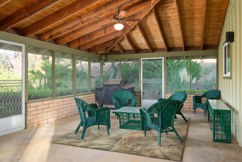 2466 Wynola Road Julian, CA 92036 - Photo 9 of 25 Approximately 500 square feet of screened in porch. Perfect for outdoor dining.