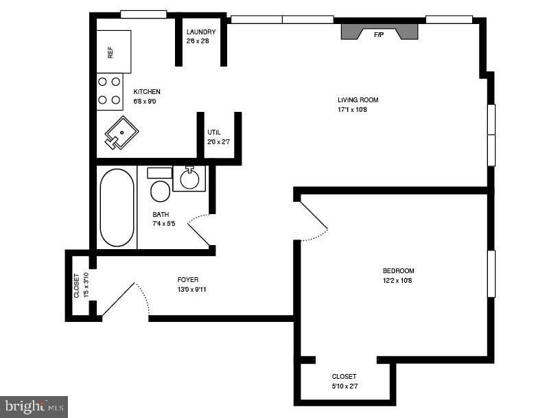 1437 Spring Road Northwest, Unit 34 Washington, DC 20010 - Photo 19 of 19 Floor Plan