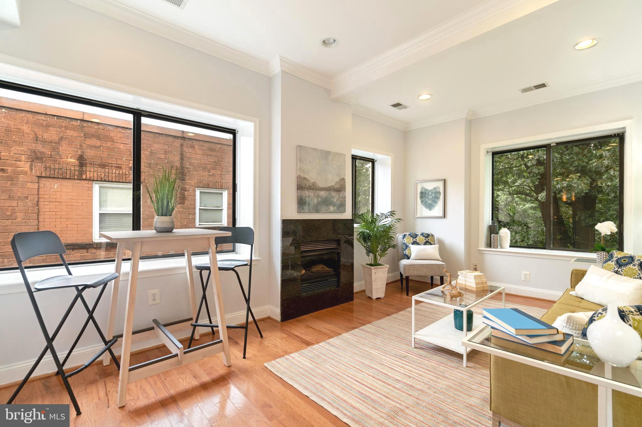 Lots of Natural Light from Large Windows