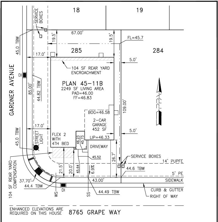 8765 Grape Way Sacramento, CA 95828 - Photo 3 of 4 8765 Grape Way Preliminary Plot Plan