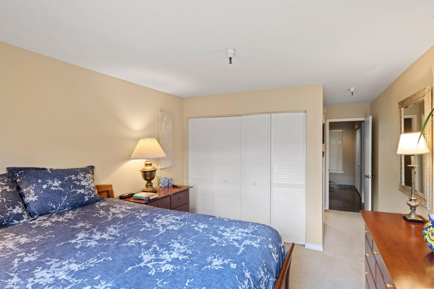 22 Shepherds Knoll Road Monterey, CA 93940 - Photo 14 of 21 a bedroom with a bed window and a couch
