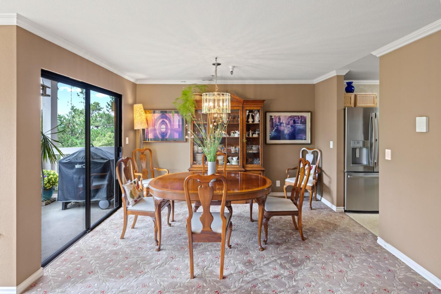 22 Shepherds Knoll Road Monterey, CA 93940 - Photo 6 of 21 a view of a dining room with furniture window and outside view