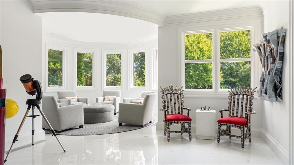 67 Byron Road Weston, MA 02493 - Photo 5 of 42 a living room with furniture and floor to ceiling windows