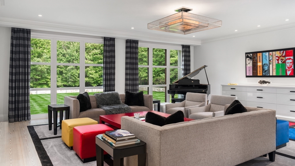 67 Byron Road Weston, MA 02493 - Photo 6 of 42 a living room with furniture and a large window