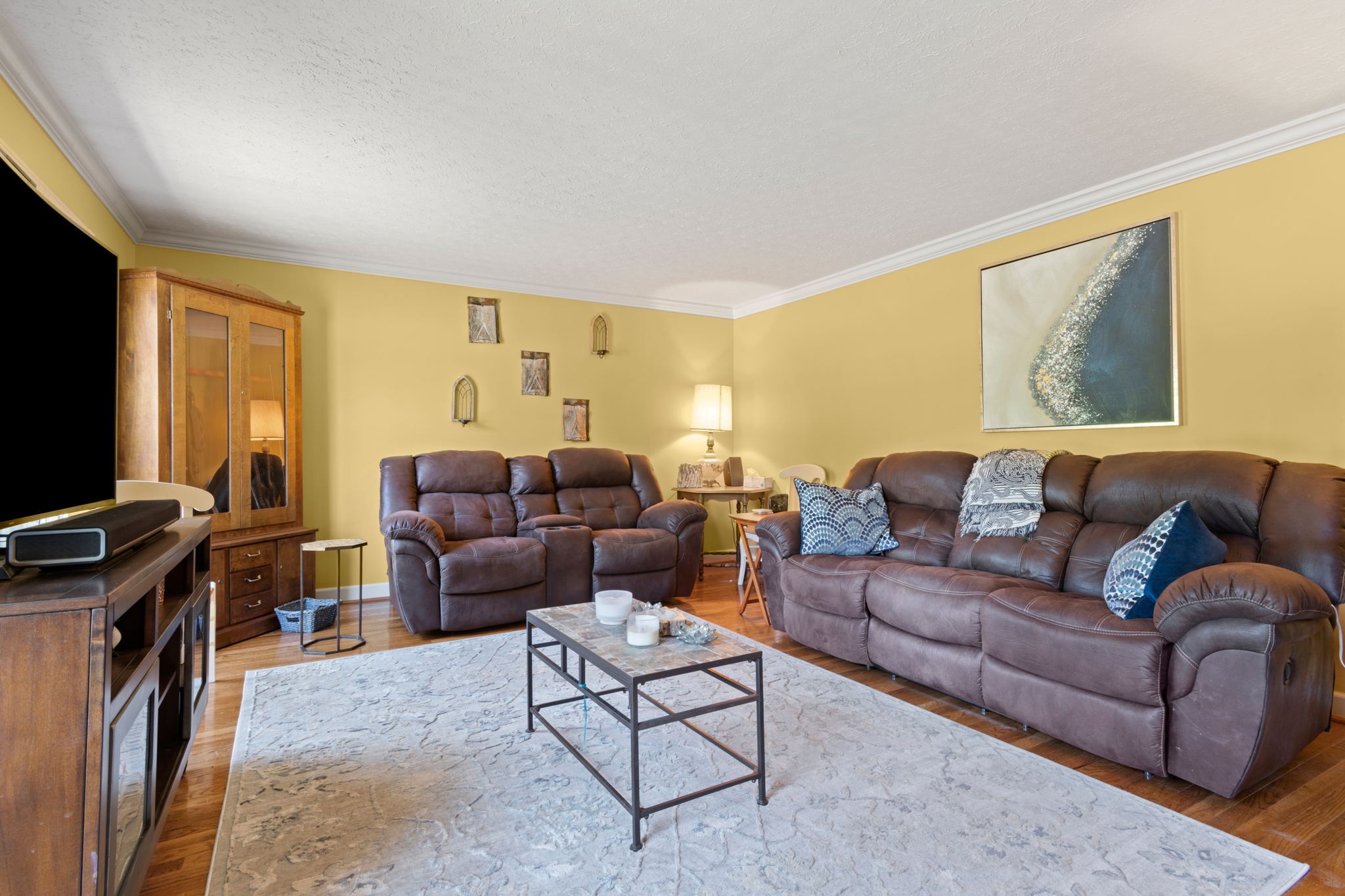 102 3rd Avenue East Springfield, TN 37172 - Photo 15 of 65 a living room with furniture a flat screen tv and a window