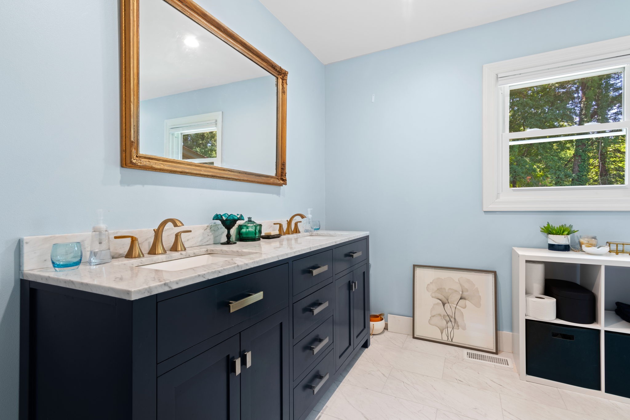 102 3rd Avenue East Springfield, TN 37172 - Photo 34 of 65 a bathroom with a sink vanity and a window