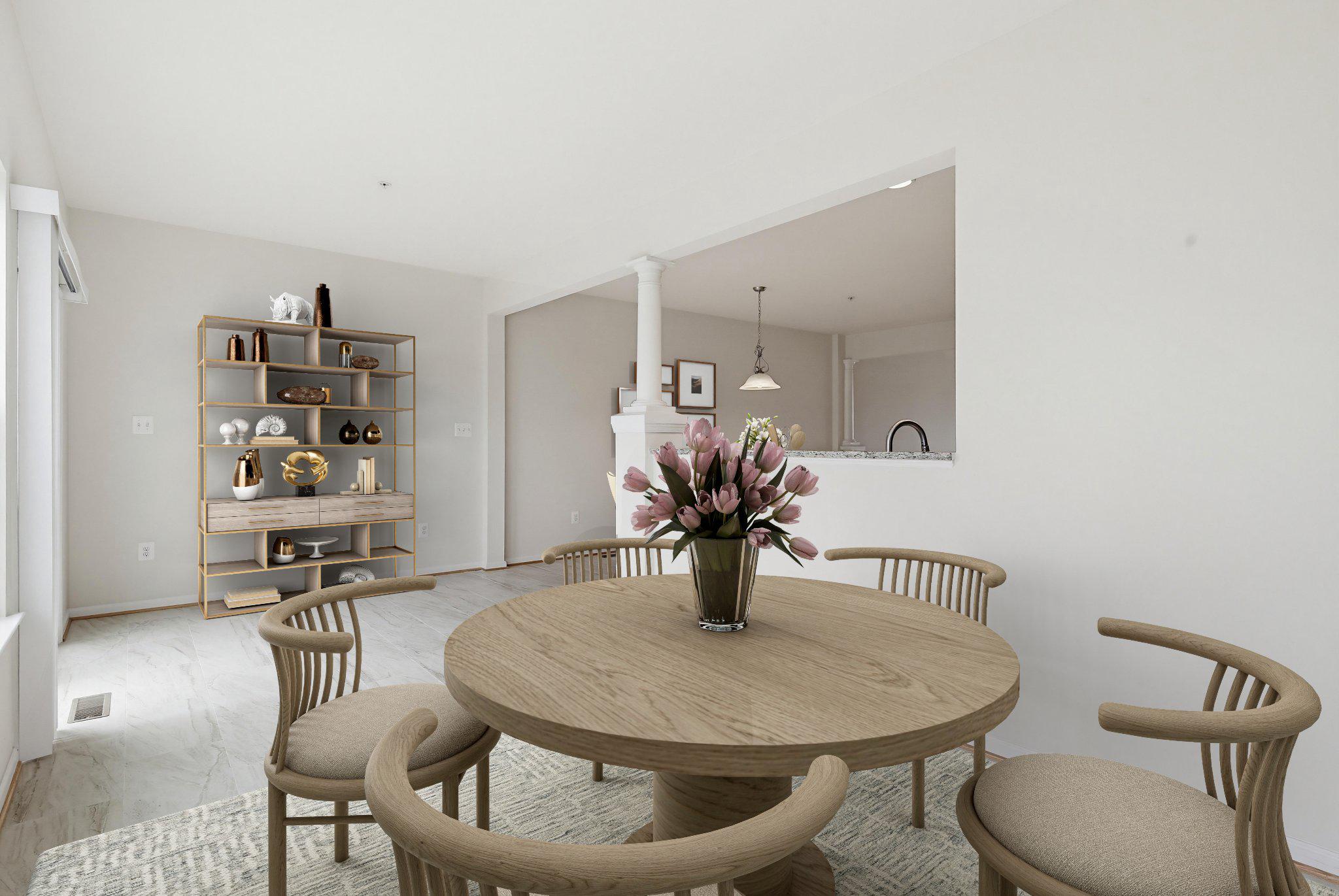 3819 Cullingworth Road Burtonsville, MD 20866 - Photo 16 of 50 a dining room with furniture and wooden floor