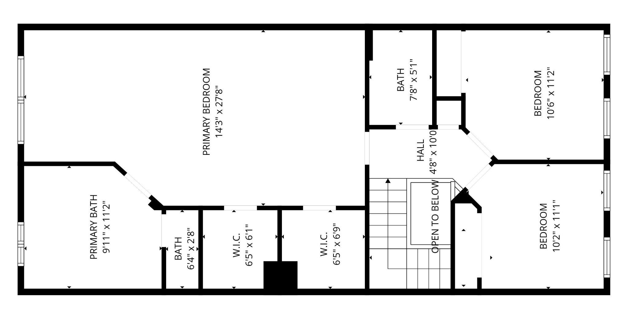 3819 Cullingworth Road Burtonsville, MD 20866 - Photo 49 of 50 a black and white photo of a floor
