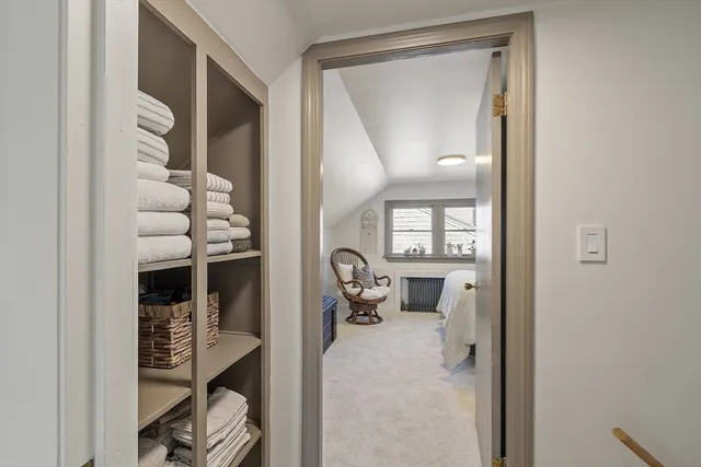 view of living room with furniture and a window