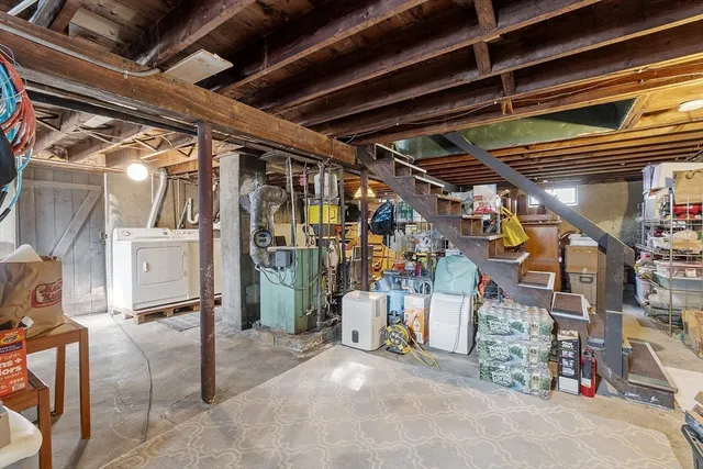 a view of storage and utility room