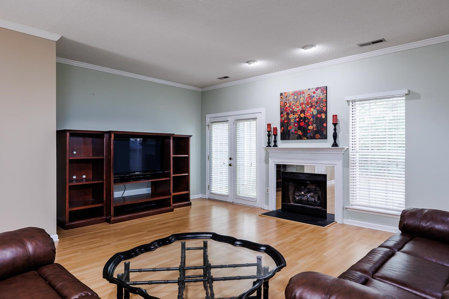 4450 Still Pines Drive Raleigh, NC 27613 - Photo 11 of 26 French Doors Open onto Private Patio