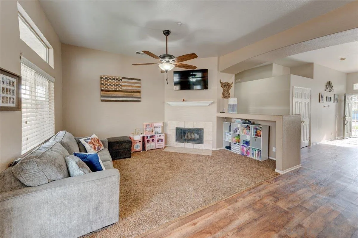 1359 H Street Ramona, CA 92065 - Photo 11 of 52 a living room with furniture and a fireplace