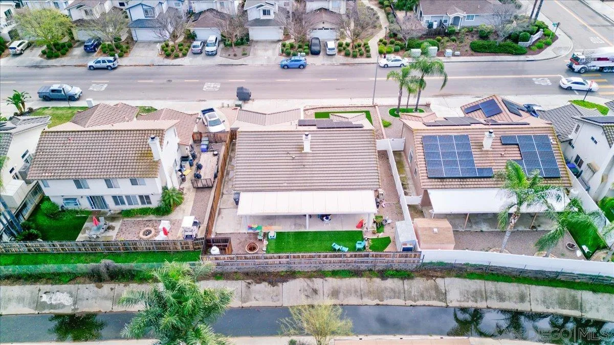 1359 H Street Ramona, CA 92065 - Photo 48 of 52 a aerial view of a house with a garden and plants