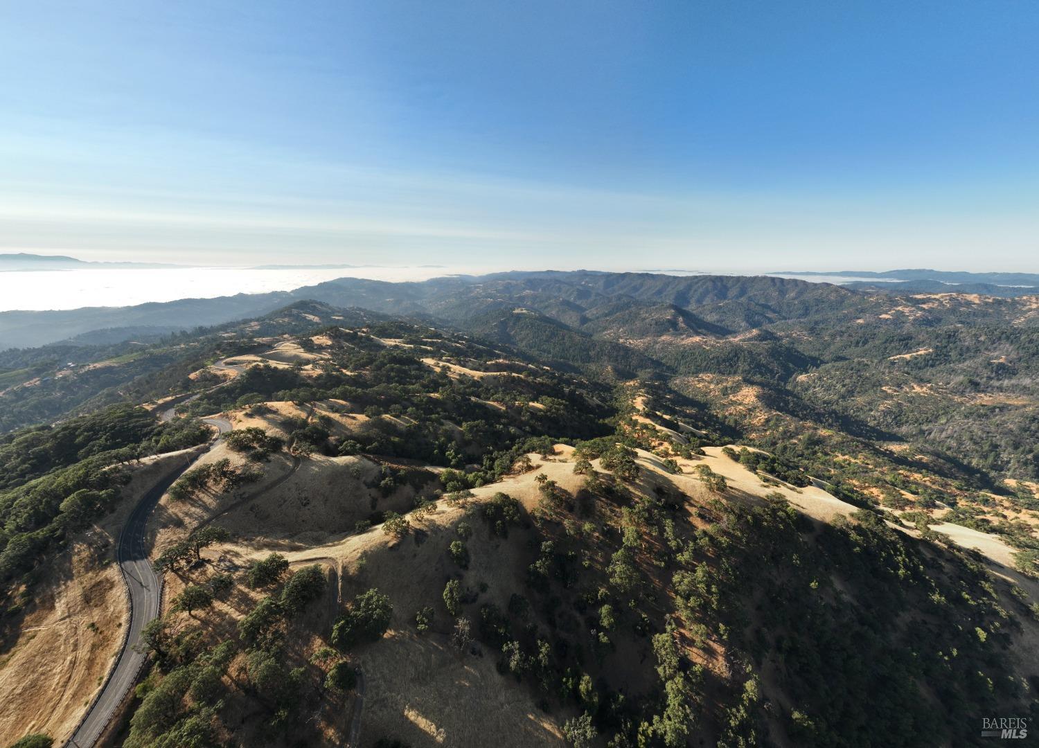 9007-9027 Stewarts Point-Skaggs Springs Road Healdsburg, CA 95448 - Photo 22 of 23 an aerial view of residential house and green space