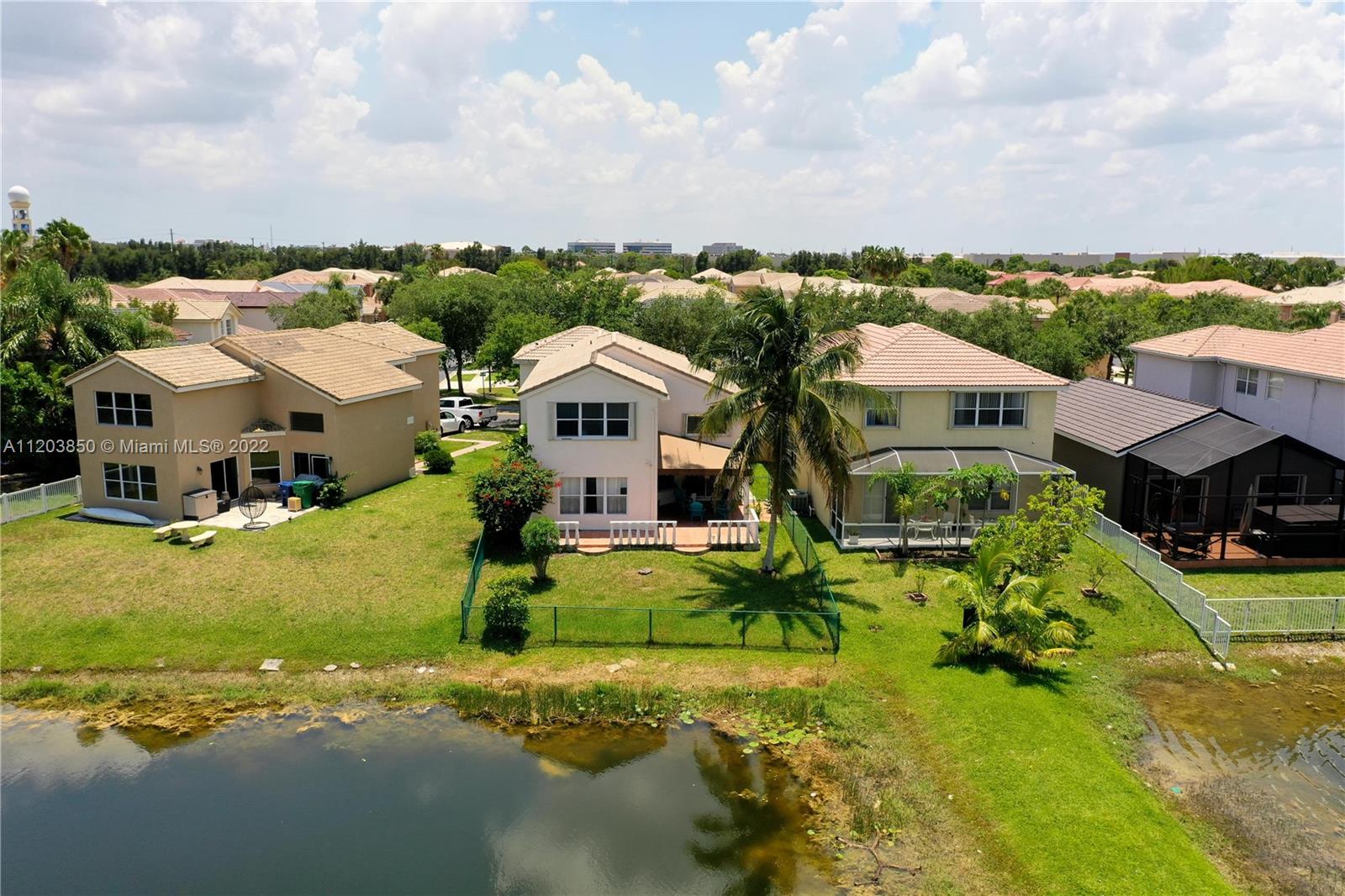 14821 Southwest 20th Street Miramar, FL 33027 - Photo 37 of 50 an aerial view of residential houses with outdoor space and ocean view